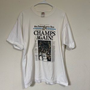 Vintage San Antonio Spurs 2003 Champions T-Shirt